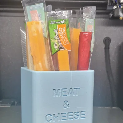 Hộp Đựng Meat and Cheese Stick Gọn Gàng Cho Tủ Lạnh (File In 3D)