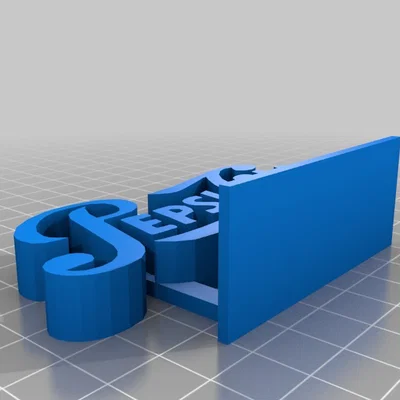 Logo Pepsi trên đế trưng bày