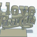 Mô hình bảng hiệu 3D I Love Pepsi cực chất để bàn - Thumbnail 1