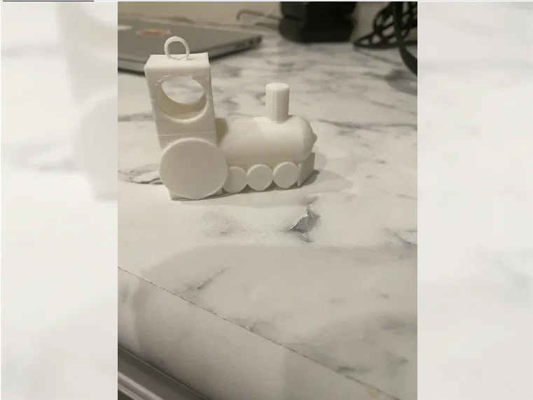 Mô hình trang trí Tàu hỏa Giáng sinh 2025 - In không cần support - Image 1