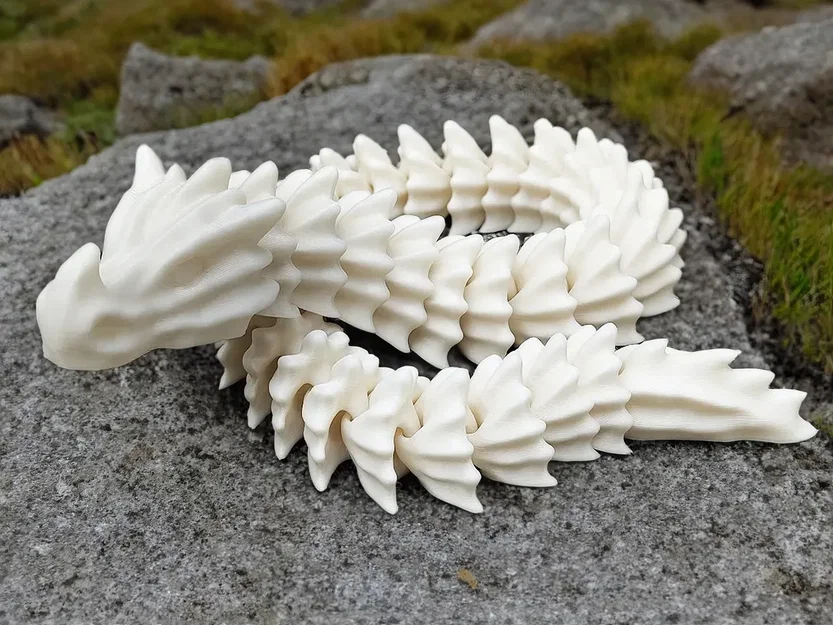Mô hình rồng xương Bone Dragon in 3D khớp nối linh hoạt - Image 1