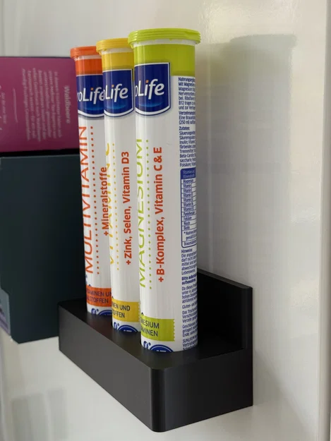 Khay treo tường 3D đựng tuýp viên sủi gọn gàng, tiện lợi - Image 1