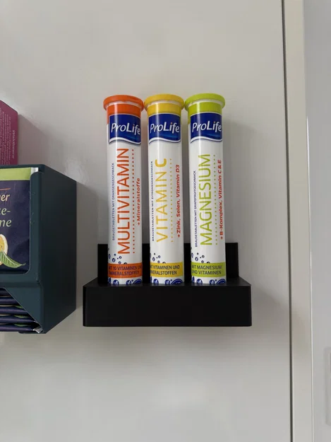 Khay treo tường 3D đựng tuýp viên sủi gọn gàng, tiện lợi - Image 2