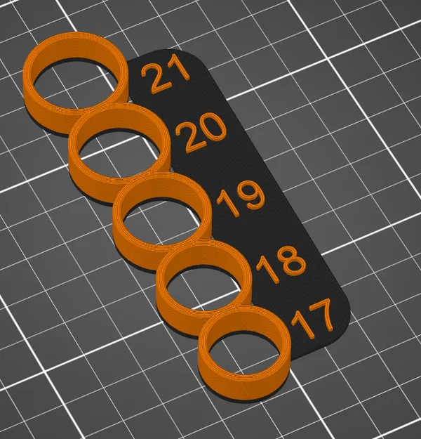 Dụng cụ giữ trang sách đeo ngón cái – Tùy chỉnh với thước đo (1 & 2 màu) - Image 3