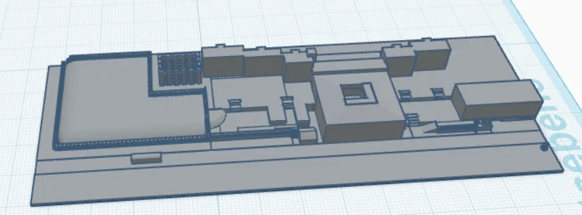 Mô hình trường học MPS Hilders 3D chi tiết cho sa bàn - Image 1