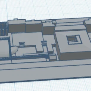 Mô hình trường học MPS Hilders 3D chi tiết cho sa bàn