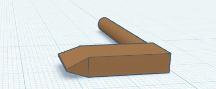 Mô hình rìu tay (Hatchet) 3D đơn giản, dễ in cho người mới - Image 2