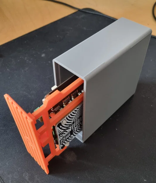 Vỏ case Raspberry Pi 5 + Pimoroni NVMe Base với cổng kết nối phía sau - Image 6