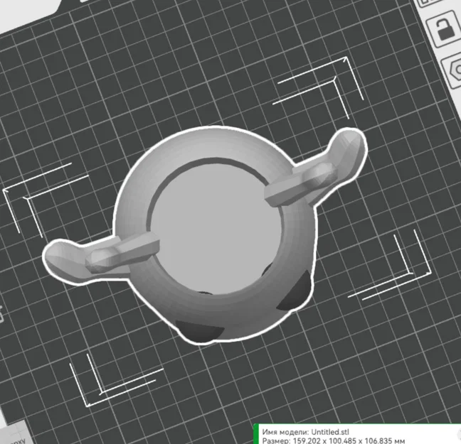 Chậu Cây Mini Hình Đầu Axolotl Tối Giản - Sẵn Sàng Để In 3D - Image 2