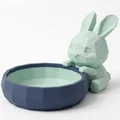 Tô Đựng Đồ Hình Chú Thỏ Chibi Low Poly Dễ Thương - Thumbnail 5