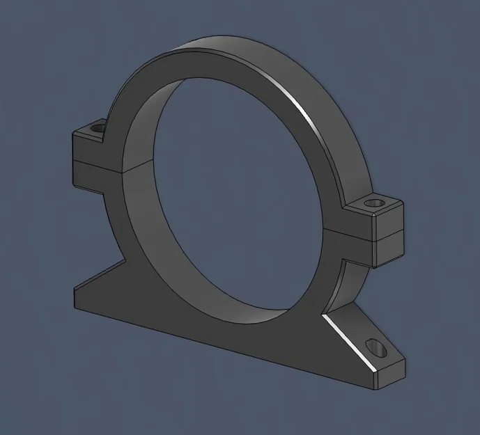 Giá đỡ ống hút bụi gắn tường & trần nhà – Hoàn toàn có thể tùy chỉnh (Parametric) - Image 1