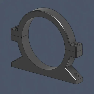 Giá đỡ ống hút bụi gắn tường & trần nhà – Hoàn toàn có thể tùy chỉnh (Parametric)