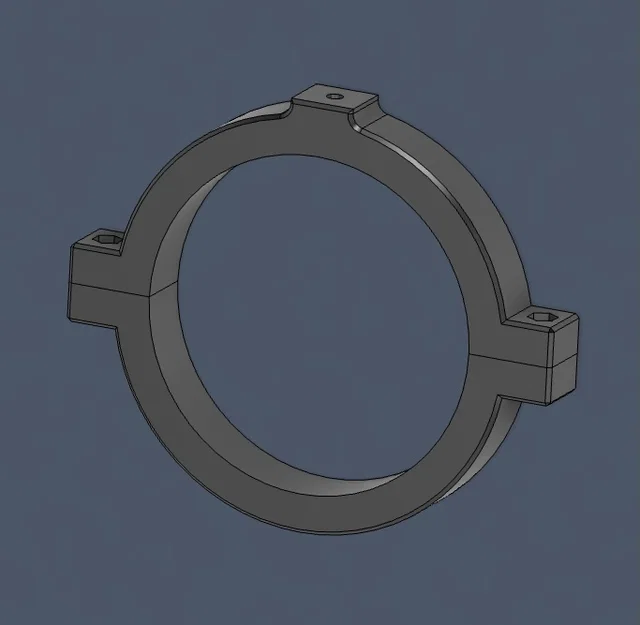 Giá đỡ ống hút bụi gắn tường & trần nhà – Hoàn toàn có thể tùy chỉnh (Parametric) - Image 2