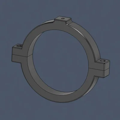 Giá đỡ ống hút bụi gắn tường & trần nhà – Hoàn toàn có thể tùy chỉnh (Parametric)