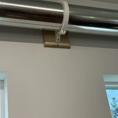 Giá đỡ ống hút bụi gắn tường & trần nhà – Hoàn toàn có thể tùy chỉnh (Parametric)