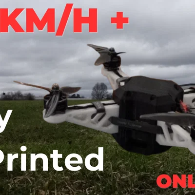 Drone tự in 3D tốc độ 200 km/h với chi phí dưới $200 CAD