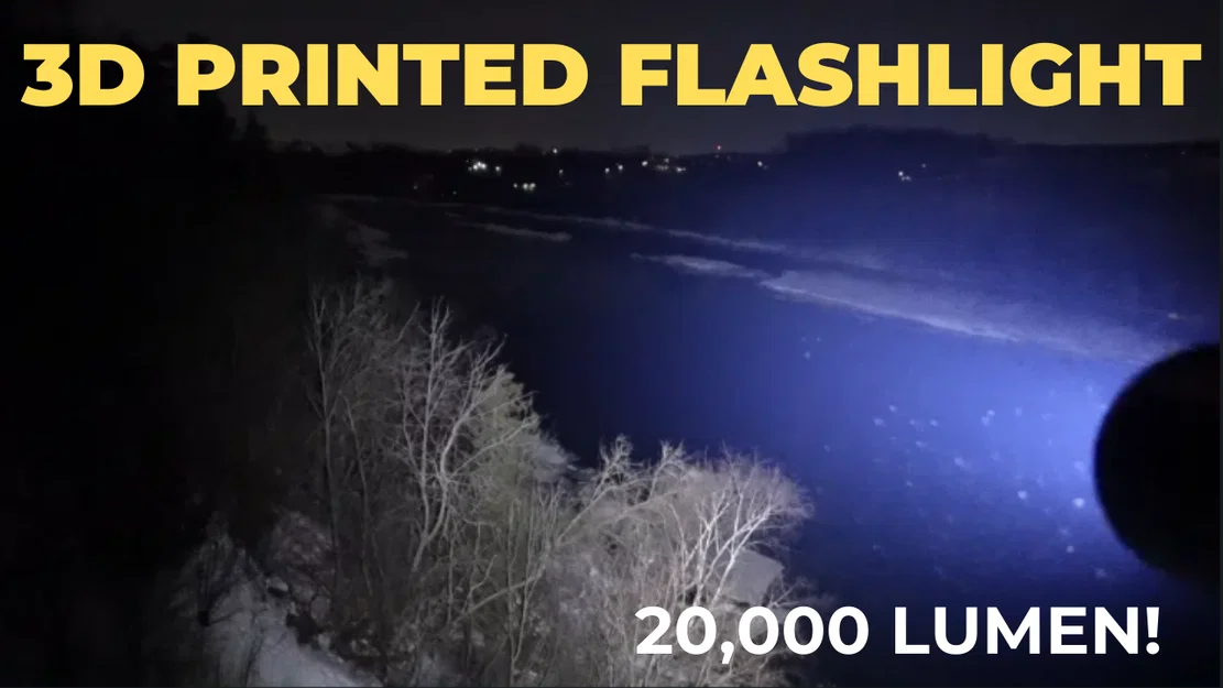 Đèn Pin In 3D 20.000 Lumen - Image 1