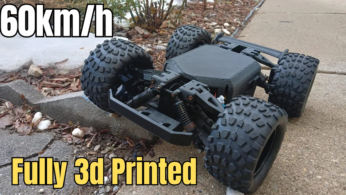 Xe RC 4WD 60km/h in 3D mạnh mẽ - Image 1