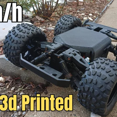 Xe RC 4WD 60km/h in 3D mạnh mẽ