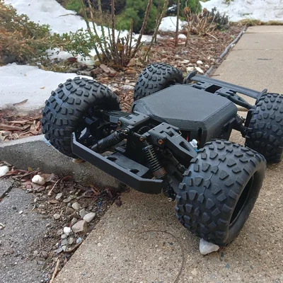 Xe RC 4WD 60km/h in 3D mạnh mẽ