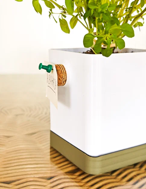 Cork Planter - Chậu cây in 3D độc đáo kèm khay thấm hút và bảng ghi chú - Image 4