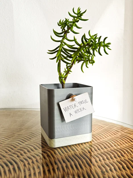 Cork Planter - Chậu cây in 3D độc đáo kèm khay thấm hút và bảng ghi chú - Image 8