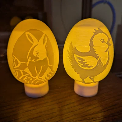 Trứng Phục sinh phát sáng (Easter Egg Tea Lights)