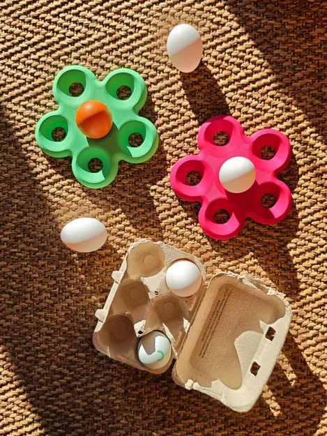 Egg Flower - Khay đựng trứng hình bông hoa xinh xắn - Image 1