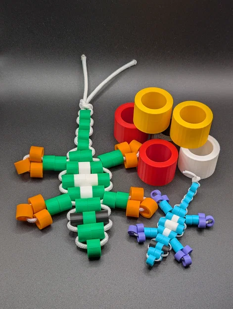 Mô hình vòng tay con thằn lằn từ hạt nhựa (lizard bead bracelet) độc đáo - Image 1