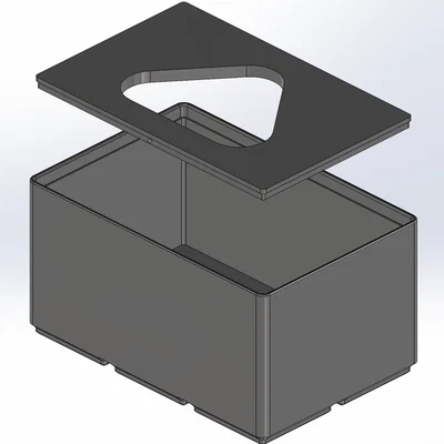 Hộp đựng túi Ziploc hệ Gridfinity