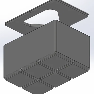 Hộp đựng túi Ziploc hệ Gridfinity