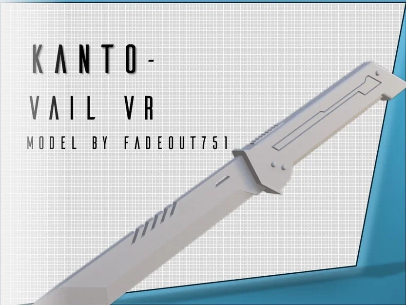 Kanto [VAIL VR] - Mô hình đạo cụ dao Tanto - Image 1