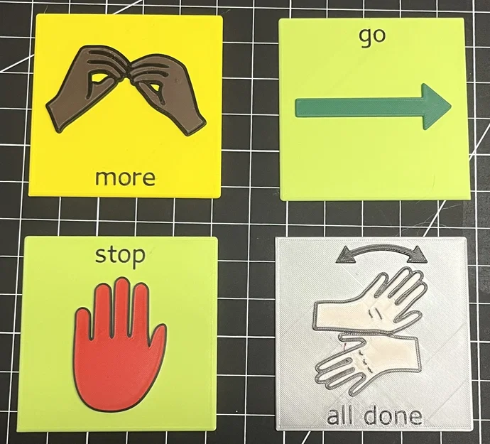 Biểu tượng giao tiếp xúc giác kích thước lớn - Image 1