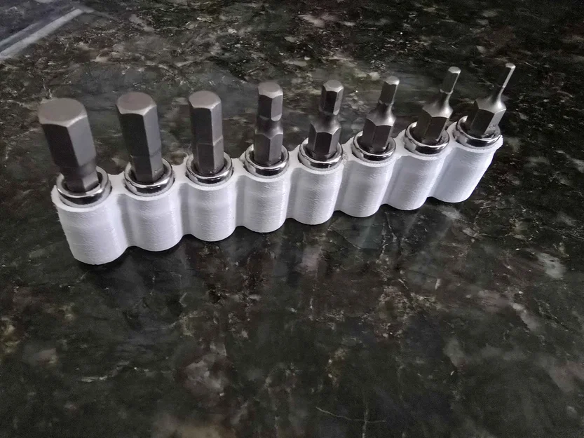 Khay giữ 8 đầu bit 1/4 inch nhỏ gọn (TPU) - Image 1