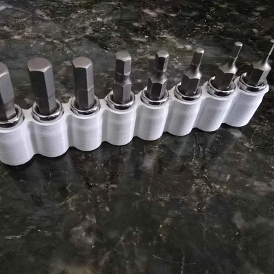 Khay giữ 8 đầu bit 1/4 inch nhỏ gọn (TPU)