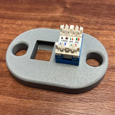 Keystone Holder: Khay giữ đầu nối mạng tiện lợi cho dân kỹ thuật