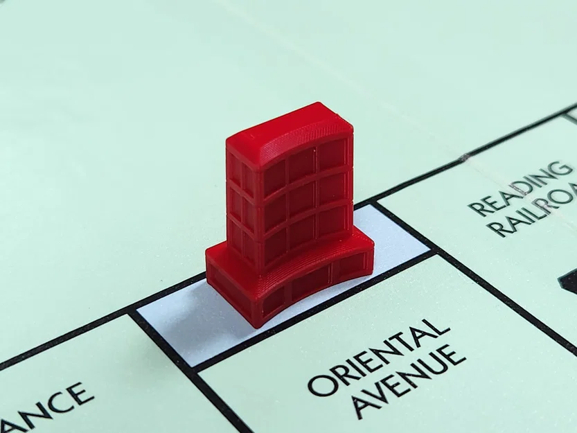 Bộ Nhà & Khách Sạn Monopoly – Tối Giản, Dễ In FDM, Không Cần Support - Image 2