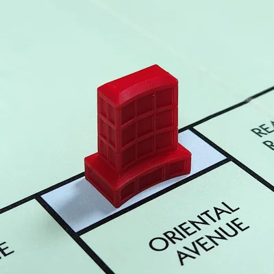Bộ Nhà & Khách Sạn Monopoly – Tối Giản, Dễ In FDM, Không Cần Support