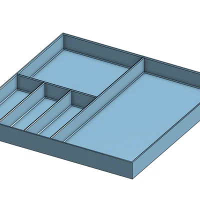 Khay chia ngăn 25cm x 25cm - Phụ kiện sắp xếp đồ đạc thông minh