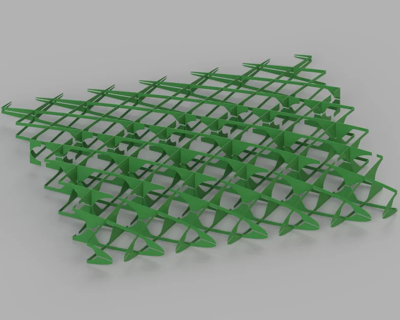 Cánh máy bay in Vase mode với hai thanh dầm (NACA 4412) - Image 3