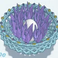 Giỏ Hoa Trang Trí Trứng Phục Sinh (Easter Egg Basket Decor) 3D - Thumbnail 1
