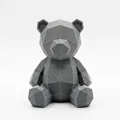 Mô hình chú gấu Low Poly in 3D cực dễ và đẹp mắt - Thumbnail 1