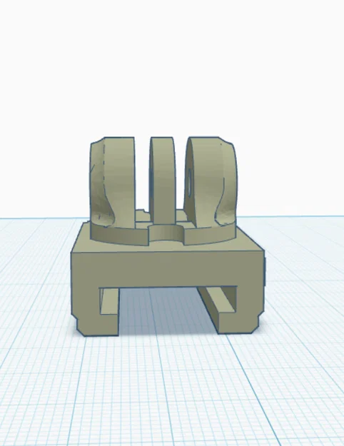 Ngàm gắn GoPro trên ray súng Nerf - Phụ kiện in 3D tiện lợi - Image 2