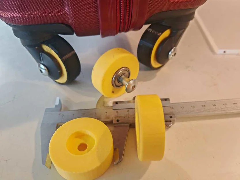 Bánh xe vali du lịch kèm lốp và vòng bi - Image 1