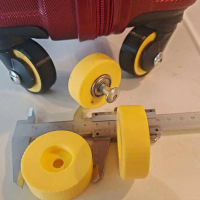 Bánh xe vali du lịch kèm lốp và vòng bi