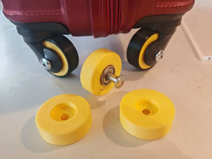 Bánh xe vali du lịch kèm lốp và vòng bi - Image 2