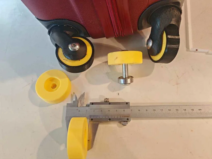 Bánh xe vali du lịch kèm lốp và vòng bi - Image 3