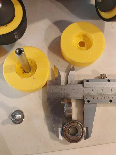 Bánh xe vali du lịch kèm lốp và vòng bi - Image 4