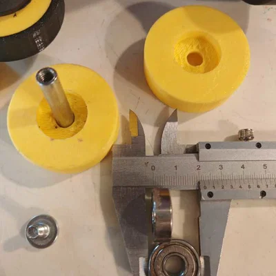 Bánh xe vali du lịch kèm lốp và vòng bi