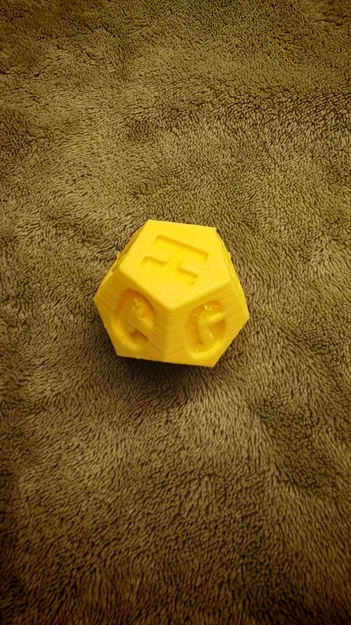 Xúc xắc 12 mặt D12 - Ghi chú nốt nhạc (có nốt "H", không có nốt "Bb") - Image 2